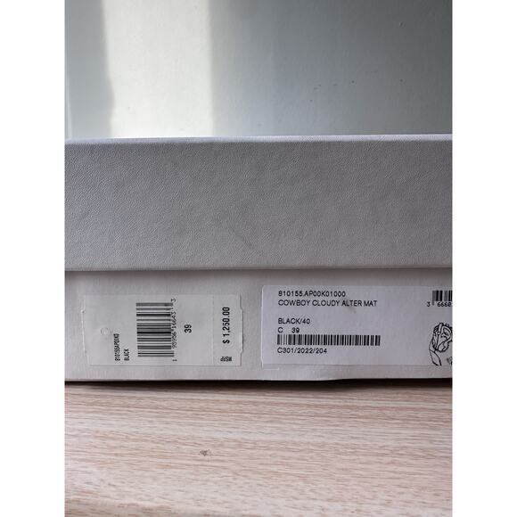 Stella Mccartney Cowboy Boot Women's Black 39 (9 US) New In Box Hot! - Picture 15 of 15